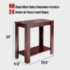 Costway Chair Side Table Coffee Sofa Wooden End Shelf Living Room Furniture Espresso -Side Tables Sales unnamed file 1745