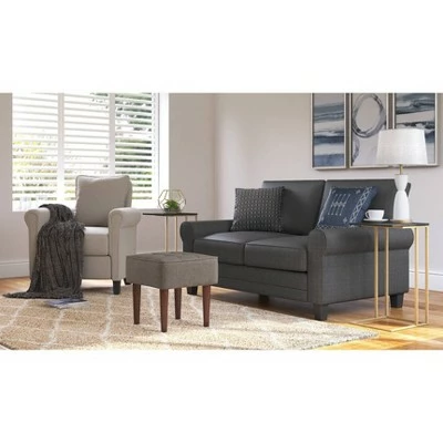 Harton C Shape Side Table - Serta White 4 Harton C Shape Side Table - Serta White - Image 2