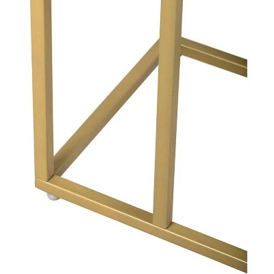 Harton C Shape Side Table - Serta White 8 Harton C Shape Side Table - Serta White - Image 6