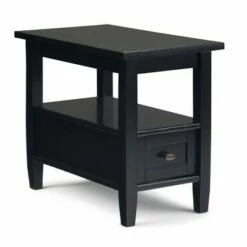14" Norfolk Narrow Side Table - Wyndenhall Distressed Gray -Side Tables Sales unnamed file 1795