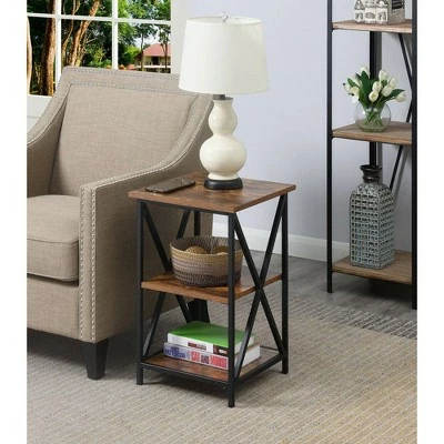 Tucson 3 Tier End Table - Breighton Home Weathered Gray 3 Tucson 3 Tier End Table - Breighton Home Weathered Gray