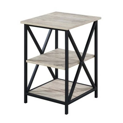 Tucson 3 Tier End Table - Breighton Home Weathered Gray 9 Tucson 3 Tier End Table - Breighton Home Weathered Gray - Image 7
