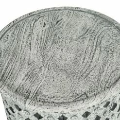 Samir Round End Table Alabaster - Steve Silver Co. -Side Tables Sales unnamed file 1820