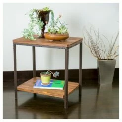Ronan Rustic End Table - Rustic - Christopher Knight Home