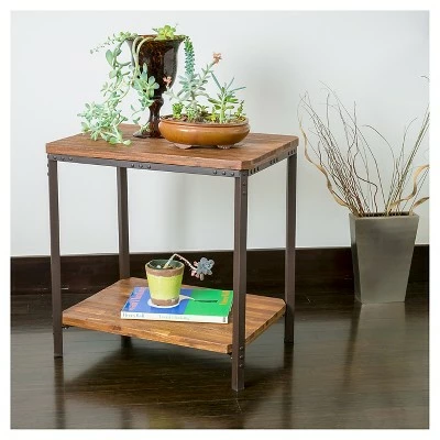Ronan Rustic End Table - Rustic - Christopher Knight Home 3 Ronan Rustic End Table - Rustic - Christopher Knight Home