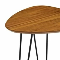 Gibby Hairpin Leg Wood Side Table Walnut - Saracina Home -Side Tables Sales unnamed file 1898