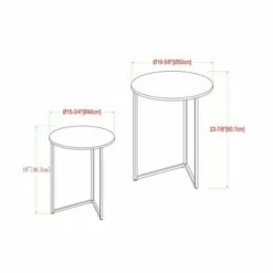 2pc Glam V Leg Nesting Side Tables - Saracina Home White Faux Marble/gold 16 2pc Glam V Leg Nesting Side Tables - Saracina Home White Faux Marble/gold -Side Tables Sales unnamed file 19