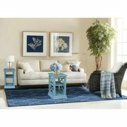 Hampton Accent Table with Shelves - International Concepts Washed Gray/taupe -Side Tables Sales unnamed file 1916