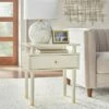Margo End Table with Storage Drawer - Buylateral Blush Pink -Side Tables Sales unnamed file 1923