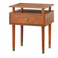 Margo End Table with Storage Drawer - Buylateral Blush Pink -Side Tables Sales unnamed file 1930