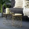 Olivia & May Set of 2 Contemporary Metal Accent Tables Gold - Olivia & May -Side Tables Sales unnamed file 195
