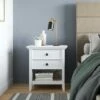 24" Halifax Solid Wood Nightstand - WyndenHall White
