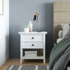 24" Halifax Solid Wood Nightstand - WyndenHall White