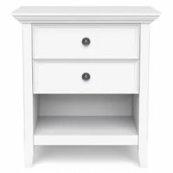 24" Halifax Solid Wood Nightstand - WyndenHall White -Side Tables Sales unnamed file 1981