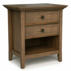 24" Halifax Solid Wood Nightstand - WyndenHall White -Side Tables Sales unnamed file 1988