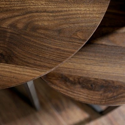 2pc Glam V Leg Nesting Side Tables - Saracina Home White Faux Marble/gold 8 2pc Glam V Leg Nesting Side Tables - Saracina Home White Faux Marble/gold - Image 6