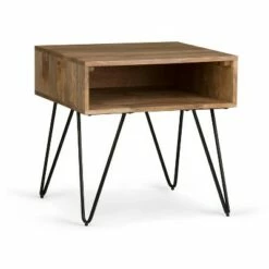 Moreno End Table - Wyndenhall Umber Brown Stain -Side Tables Sales unnamed file 2010