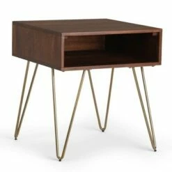 Moreno End Table - Wyndenhall Umber Brown Stain -Side Tables Sales unnamed file 2011