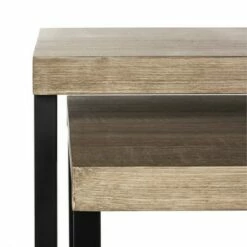 Femi End Table - Light Brown - Safavieh -Side Tables Sales unnamed file 203