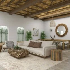 Olivia & May Rustic Reclaimed Wood Accent Table Brown - Olivia & May -Side Tables Sales unnamed file 2037