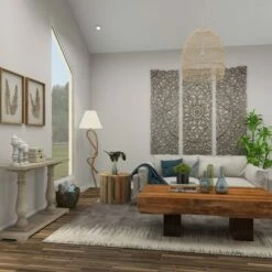 Olivia & May Rustic Reclaimed Wood Accent Table Brown - Olivia & May -Side Tables Sales unnamed file 2038