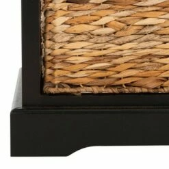 Halle 3 Wicker Basket Storage Side Table - Safavieh Vintage Gray -Side Tables Sales unnamed file 2073