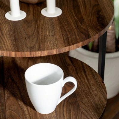 2pc Glam V Leg Nesting Side Tables - Saracina Home White Faux Marble/gold 9 2pc Glam V Leg Nesting Side Tables - Saracina Home White Faux Marble/gold - Image 7