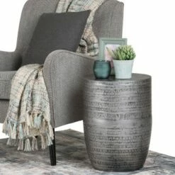 Jean Large Metal Accent Table - WyndenHall Antique Copper