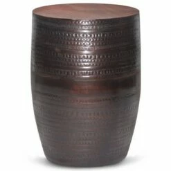 Jean Large Metal Accent Table - WyndenHall Antique Copper 17 Jean Large Metal Accent Table - WyndenHall Antique Copper -Side Tables Sales unnamed file 2109