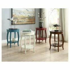Acme Furniture Aberta Side Table - Acme Teal -Side Tables Sales unnamed file 2122