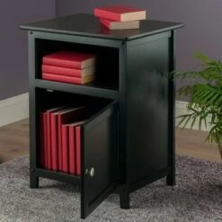 End Table - Black - Winsome -Side Tables Sales unnamed file 2136