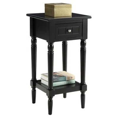 Breighton Home French Country Khloe Accent Table - Convenience Concepts Gray 3 Breighton Home French Country Khloe Accent Table - Convenience Concepts Gray