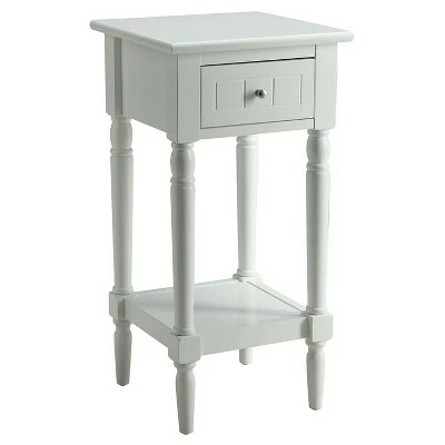 Breighton Home French Country Khloe Accent Table - Convenience Concepts Gray 9 Breighton Home French Country Khloe Accent Table - Convenience Concepts Gray - Image 7