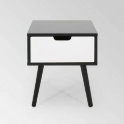 Penway Contemporary Accent Table - Christopher Knight Home Black/white -Side Tables Sales unnamed file 2201