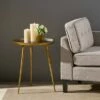 Everts Modern Accent Table Brass - Christopher Knight Home -Side Tables Sales unnamed file 2248