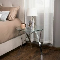 2pc Marin Occasional Table Set Clear - Christopher Knight Home -Side Tables Sales unnamed file 225