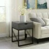 Faux Shagreen Modern 1 Drawer Side Table - Saracina Home Off-white 2 Faux Shagreen Modern 1 Drawer Side Table - Saracina Home Off-white -Side Tables Sales unnamed file 2252