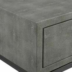 Faux Shagreen Modern 1 Drawer Side Table - Saracina Home Off-white -Side Tables Sales unnamed file 2255