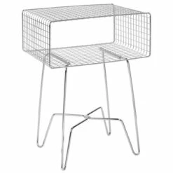 mDesign Modern Farmhouse Home Decor End Table, Wire Grid Storage Shelf -Side Tables Sales unnamed file 2282