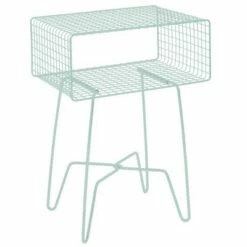 mDesign Modern Farmhouse Home Decor End Table, Wire Grid Storage Shelf -Side Tables Sales unnamed file 2287