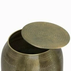 Riva Metal Storage Accent Table - WyndenHall Antique Silver -Side Tables Sales unnamed file 2350