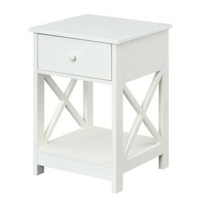 Oxford 1 Drawer End Table - Breighton Home White 8 Oxford 1 Drawer End Table - Breighton Home White - Image 6