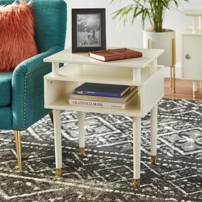 Margo End Table - Buylateral White 3 Margo End Table - Buylateral White