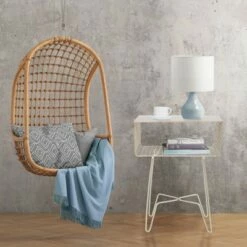 mDesign Modern Farmhouse Home Decor End Table, Metal Wire Storage Shelf -Side Tables Sales unnamed file 2414