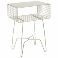 mDesign Modern Farmhouse Home Decor End Table, Metal Wire Storage Shelf -Side Tables Sales unnamed file 2417