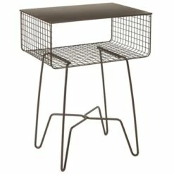 mDesign Modern Farmhouse Home Decor End Table, Metal Wire Storage Shelf -Side Tables Sales unnamed file 2419