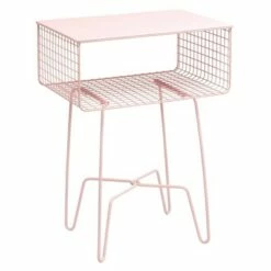 mDesign Modern Farmhouse Home Decor End Table, Metal Wire Storage Shelf -Side Tables Sales unnamed file 2421