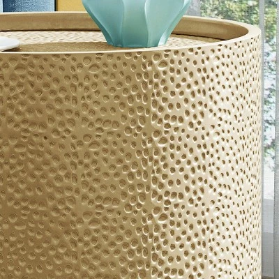 2pk Brookhaven Modern Round Accent Table - Christopher Knight Home Gold 6 2pk Brookhaven Modern Round Accent Table - Christopher Knight Home Gold - Image 4