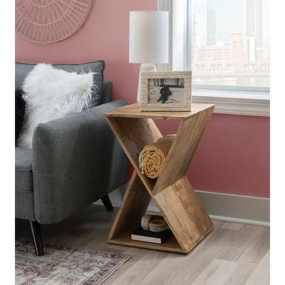 Tillian Triangle Side Table - Powell Company Natural 8 Tillian Triangle Side Table - Powell Company Natural - Image 6