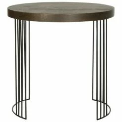 Kelly Side Table - Safavieh White/black -Side Tables Sales unnamed file 2489